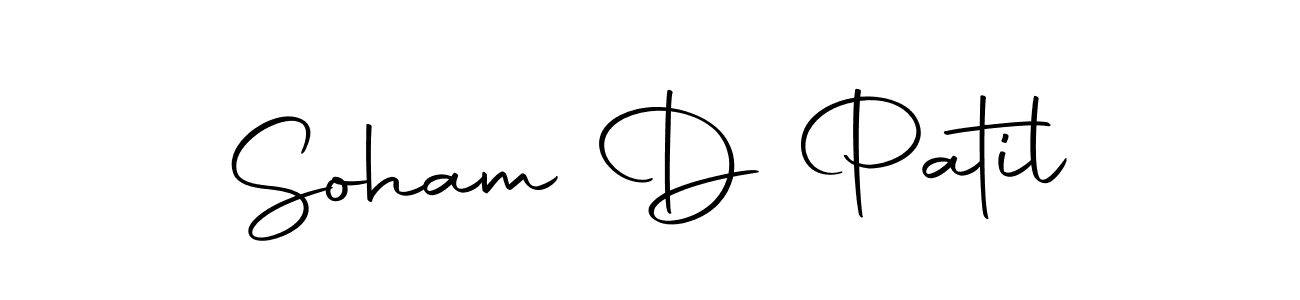 Also we have Soham D Patil name is the best signature style. Create professional handwritten signature collection using Autography-DOLnW autograph style. Soham D Patil signature style 10 images and pictures png