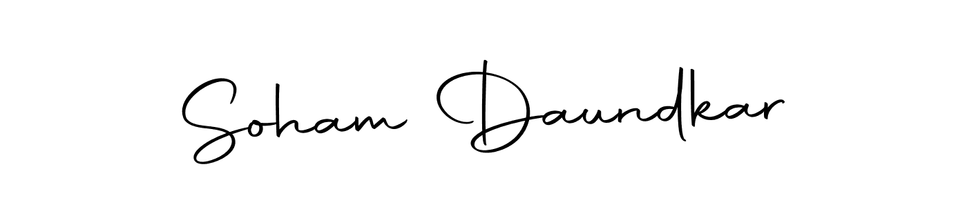 Similarly Autography-DOLnW is the best handwritten signature design. Signature creator online .You can use it as an online autograph creator for name Soham Daundkar. Soham Daundkar signature style 10 images and pictures png
