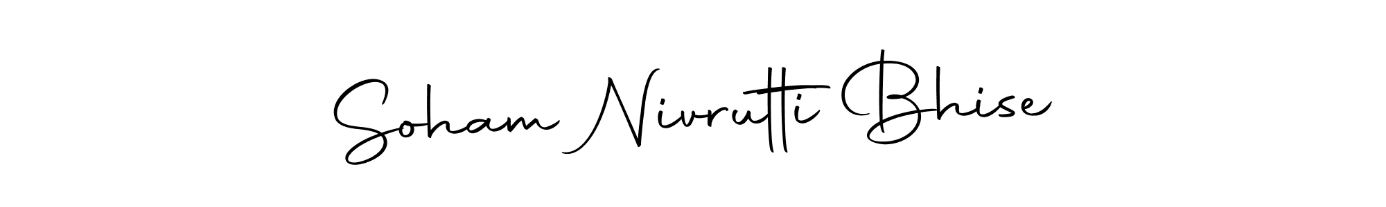You can use this online signature creator to create a handwritten signature for the name Soham Nivrutti Bhise. This is the best online autograph maker. Soham Nivrutti Bhise signature style 10 images and pictures png