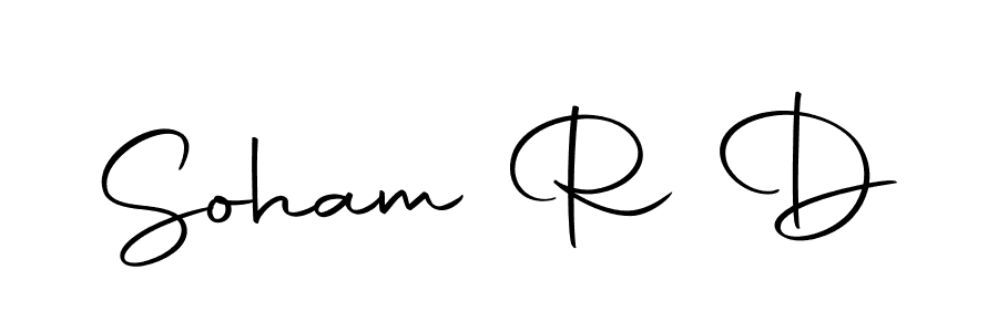 Here are the top 10 professional signature styles for the name Soham R D. These are the best autograph styles you can use for your name. Soham R D signature style 10 images and pictures png