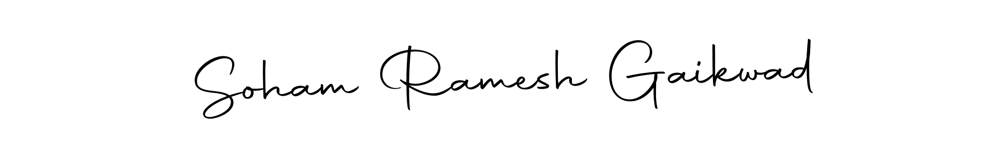 The best way (Autography-DOLnW) to make a short signature is to pick only two or three words in your name. The name Soham Ramesh Gaikwad include a total of six letters. For converting this name. Soham Ramesh Gaikwad signature style 10 images and pictures png