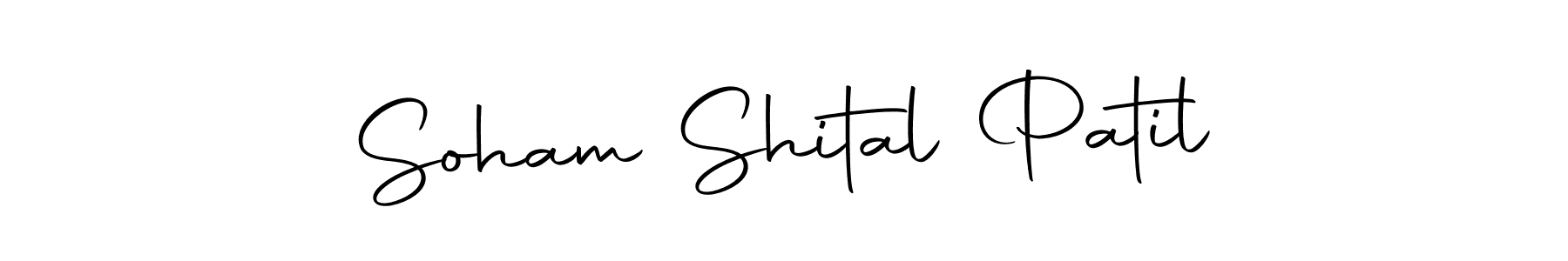 Soham Shital Patil stylish signature style. Best Handwritten Sign (Autography-DOLnW) for my name. Handwritten Signature Collection Ideas for my name Soham Shital Patil. Soham Shital Patil signature style 10 images and pictures png