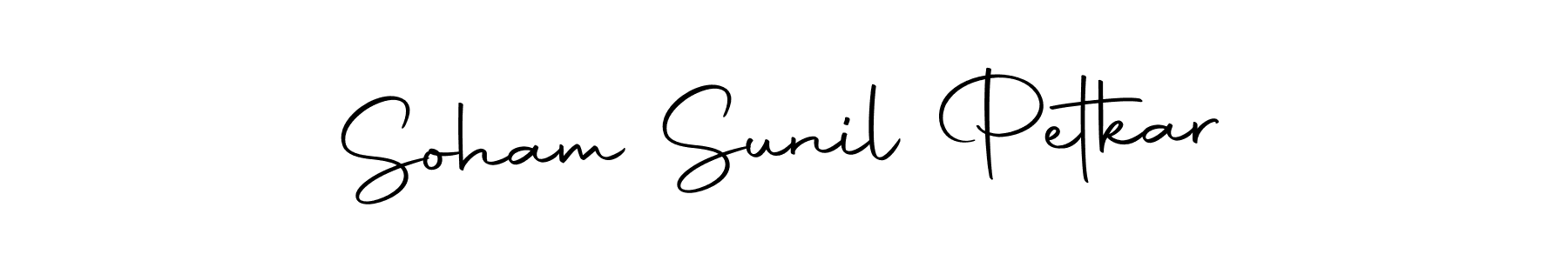 Make a beautiful signature design for name Soham Sunil Petkar. With this signature (Autography-DOLnW) style, you can create a handwritten signature for free. Soham Sunil Petkar signature style 10 images and pictures png