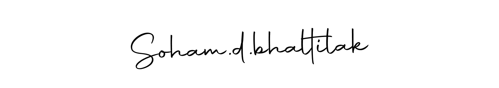 if you are searching for the best signature style for your name Soham.d.bhaltilak. so please give up your signature search. here we have designed multiple signature styles  using Autography-DOLnW. Soham.d.bhaltilak signature style 10 images and pictures png
