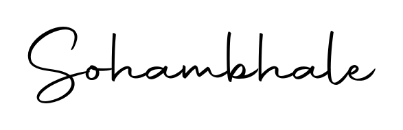 The Autography-DOLnW handwriting style adds charm and authenticity to name Sohambhale. A wonderful choice for personal thank-you notes. Sohambhale signature style 10 images and pictures png