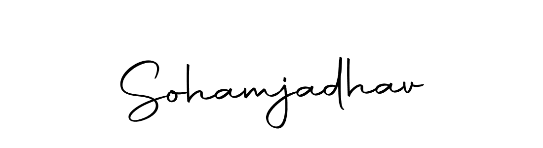 Also we have Sohamjadhav name is the best signature style. Create professional handwritten signature collection using Autography-DOLnW autograph style. Sohamjadhav signature style 10 images and pictures png
