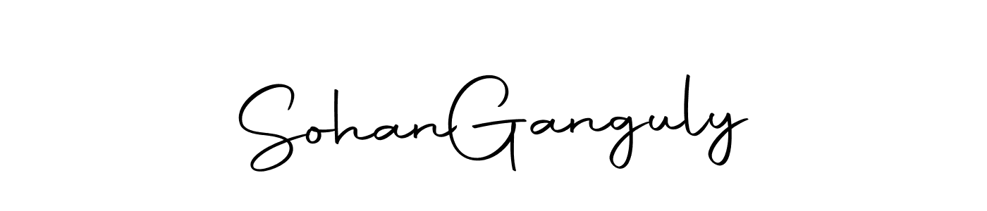 You can use this online signature creator to create a handwritten signature for the name Sohan  Ganguly. This is the best online autograph maker. Sohan  Ganguly signature style 10 images and pictures png