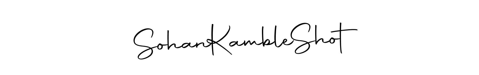 Similarly Autography-DOLnW is the best handwritten signature design. Signature creator online .You can use it as an online autograph creator for name Sohan  Kamble  Shot. Sohan  Kamble  Shot signature style 10 images and pictures png