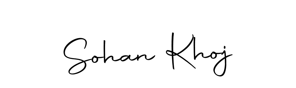 Also we have Sohan Khoj name is the best signature style. Create professional handwritten signature collection using Autography-DOLnW autograph style. Sohan Khoj signature style 10 images and pictures png