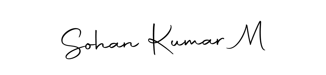 Here are the top 10 professional signature styles for the name Sohan Kumar M. These are the best autograph styles you can use for your name. Sohan Kumar M signature style 10 images and pictures png