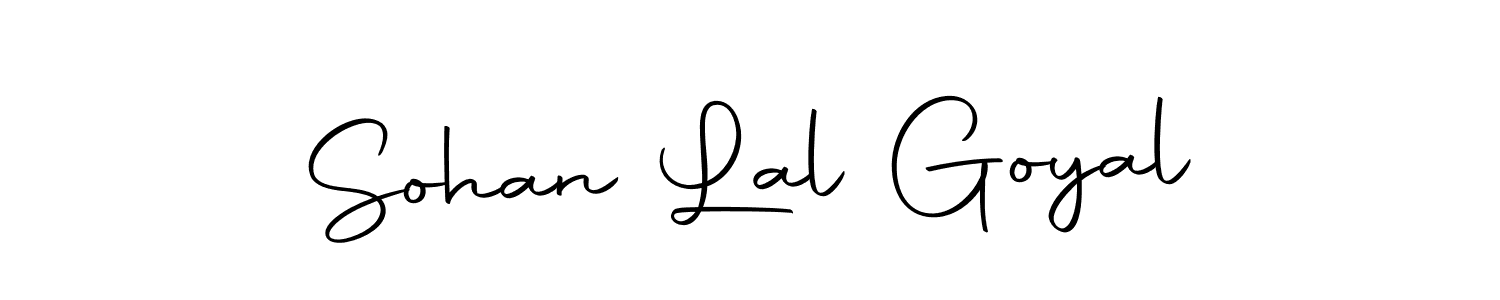 Use a signature maker to create a handwritten signature online. With this signature software, you can design (Autography-DOLnW) your own signature for name Sohan Lal Goyal. Sohan Lal Goyal signature style 10 images and pictures png