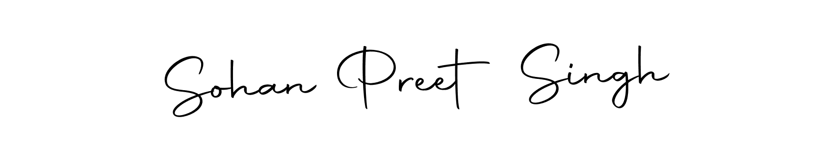 Create a beautiful signature design for name Sohan Preet Singh. With this signature (Autography-DOLnW) fonts, you can make a handwritten signature for free. Sohan Preet Singh signature style 10 images and pictures png