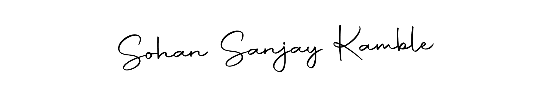 Sohan Sanjay Kamble stylish signature style. Best Handwritten Sign (Autography-DOLnW) for my name. Handwritten Signature Collection Ideas for my name Sohan Sanjay Kamble. Sohan Sanjay Kamble signature style 10 images and pictures png