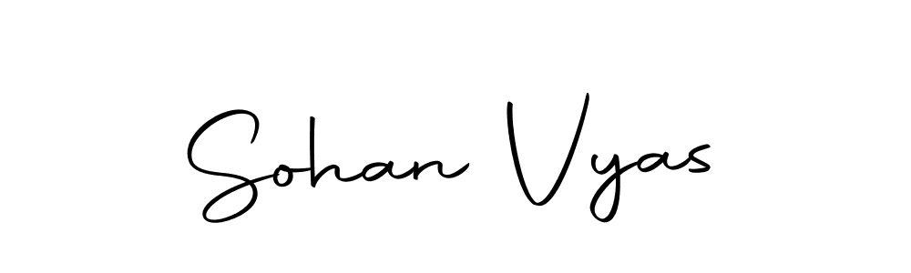 Also we have Sohan Vyas name is the best signature style. Create professional handwritten signature collection using Autography-DOLnW autograph style. Sohan Vyas signature style 10 images and pictures png