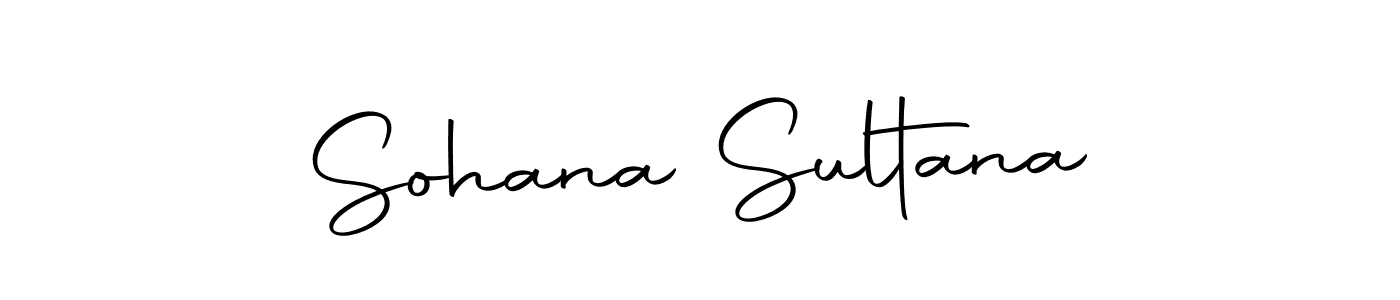 Make a beautiful signature design for name Sohana Sultana. Use this online signature maker to create a handwritten signature for free. Sohana Sultana signature style 10 images and pictures png