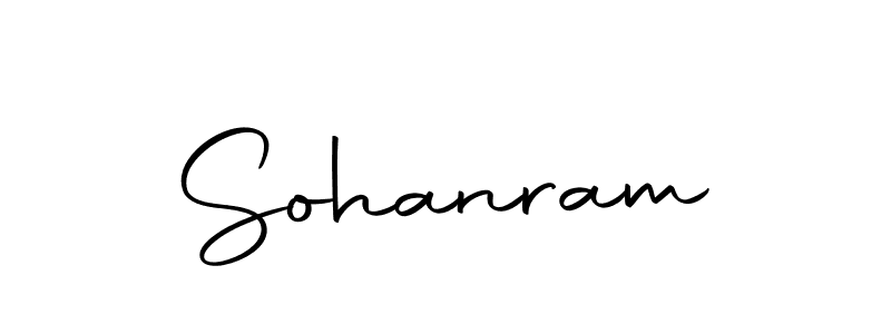 Create a beautiful signature design for name Sohanram. With this signature (Autography-DOLnW) fonts, you can make a handwritten signature for free. Sohanram signature style 10 images and pictures png