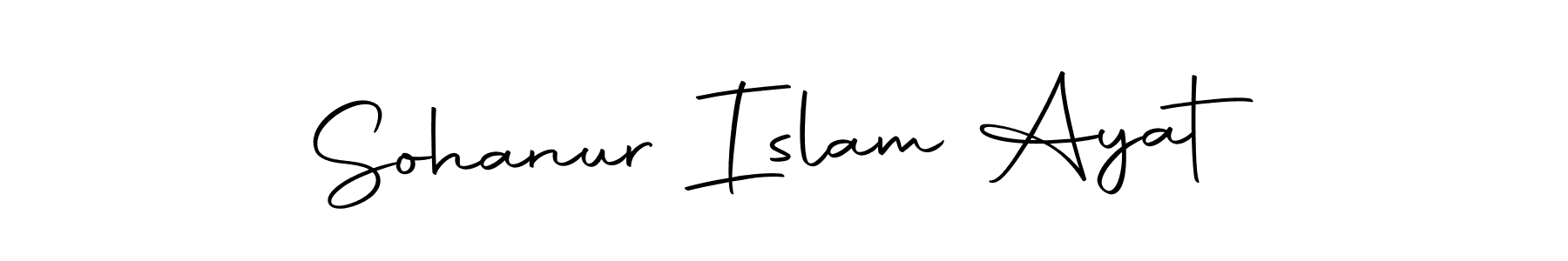 You can use this online signature creator to create a handwritten signature for the name Sohanur Islam Ayat. This is the best online autograph maker. Sohanur Islam Ayat signature style 10 images and pictures png