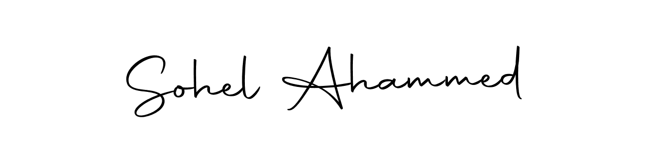 Design your own signature with our free online signature maker. With this signature software, you can create a handwritten (Autography-DOLnW) signature for name Sohel Ahammed. Sohel Ahammed signature style 10 images and pictures png