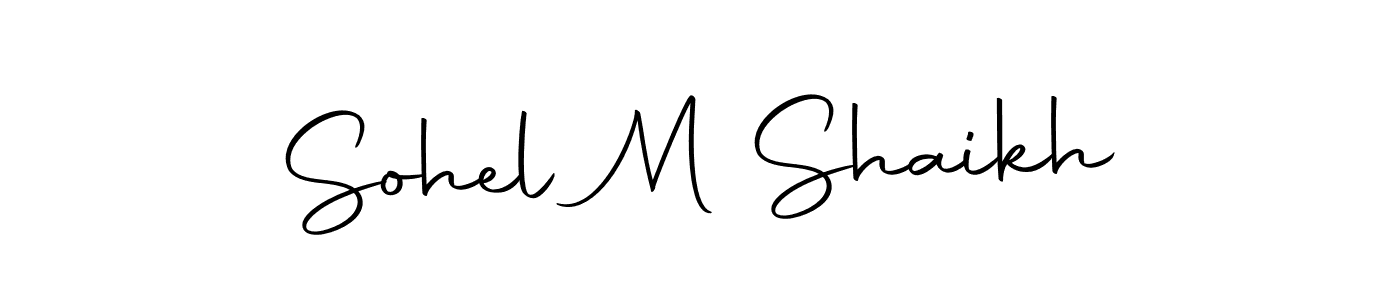 You should practise on your own different ways (Autography-DOLnW) to write your name (Sohel M Shaikh) in signature. don't let someone else do it for you. Sohel M Shaikh signature style 10 images and pictures png