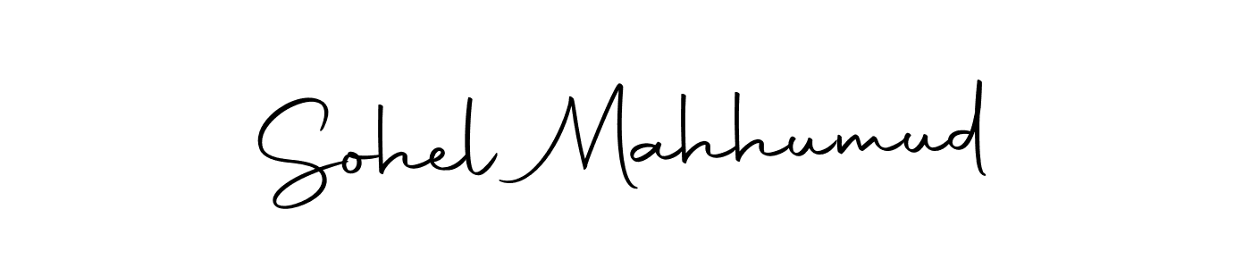 How to make Sohel Mahhumud name signature. Use Autography-DOLnW style for creating short signs online. This is the latest handwritten sign. Sohel Mahhumud signature style 10 images and pictures png