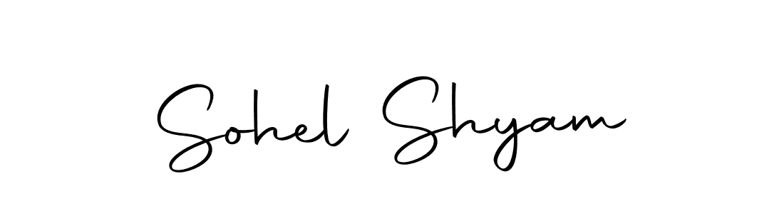 if you are searching for the best signature style for your name Sohel Shyam. so please give up your signature search. here we have designed multiple signature styles  using Autography-DOLnW. Sohel Shyam signature style 10 images and pictures png