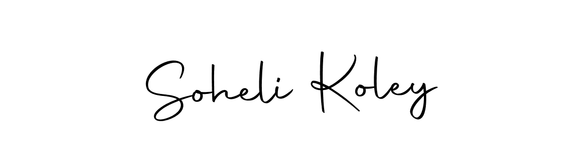 Make a beautiful signature design for name Soheli Koley. With this signature (Autography-DOLnW) style, you can create a handwritten signature for free. Soheli Koley signature style 10 images and pictures png