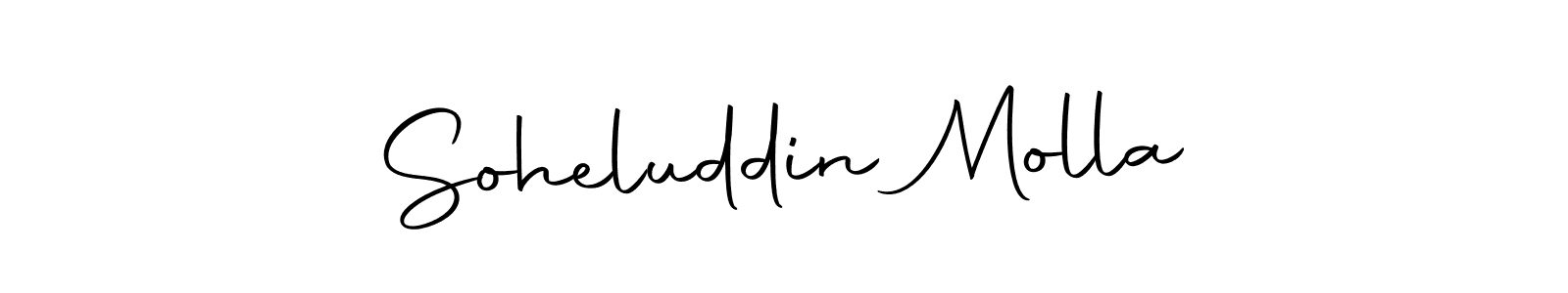 Make a beautiful signature design for name Soheluddin Molla. With this signature (Autography-DOLnW) style, you can create a handwritten signature for free. Soheluddin Molla signature style 10 images and pictures png