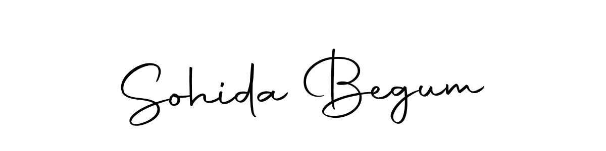 Design your own signature with our free online signature maker. With this signature software, you can create a handwritten (Autography-DOLnW) signature for name Sohida Begum. Sohida Begum signature style 10 images and pictures png