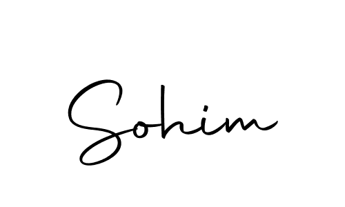 How to make Sohim signature? Autography-DOLnW is a professional autograph style. Create handwritten signature for Sohim name. Sohim signature style 10 images and pictures png