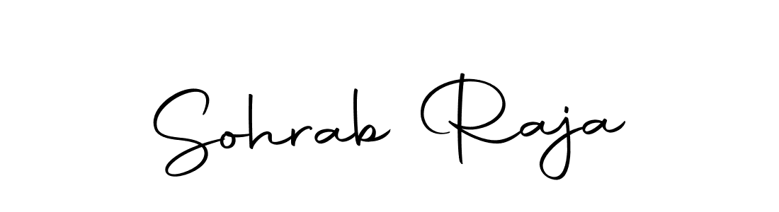 Make a beautiful signature design for name Sohrab Raja. Use this online signature maker to create a handwritten signature for free. Sohrab Raja signature style 10 images and pictures png