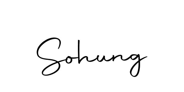 Make a beautiful signature design for name Sohung. With this signature (Autography-DOLnW) style, you can create a handwritten signature for free. Sohung signature style 10 images and pictures png