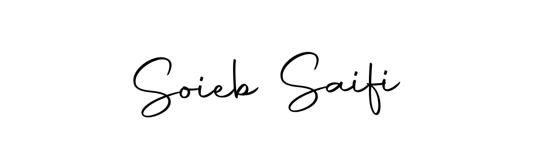 How to make Soieb Saifi name signature. Use Autography-DOLnW style for creating short signs online. This is the latest handwritten sign. Soieb Saifi signature style 10 images and pictures png