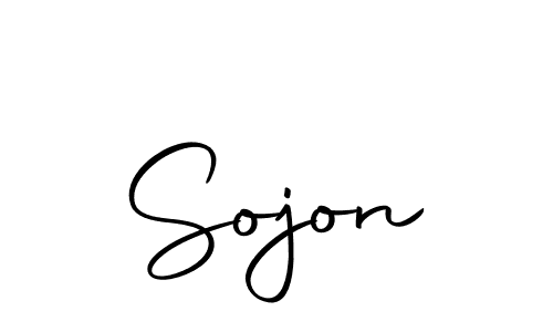 You should practise on your own different ways (Autography-DOLnW) to write your name (Sojon) in signature. don't let someone else do it for you. Sojon signature style 10 images and pictures png