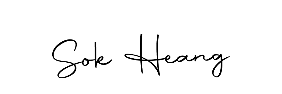 You should practise on your own different ways (Autography-DOLnW) to write your name (Sok Heang) in signature. don't let someone else do it for you. Sok Heang signature style 10 images and pictures png