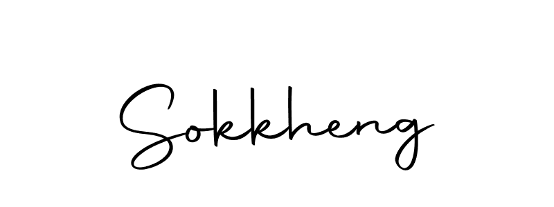 Use a signature maker to create a handwritten signature online. With this signature software, you can design (Autography-DOLnW) your own signature for name Sokkheng. Sokkheng signature style 10 images and pictures png