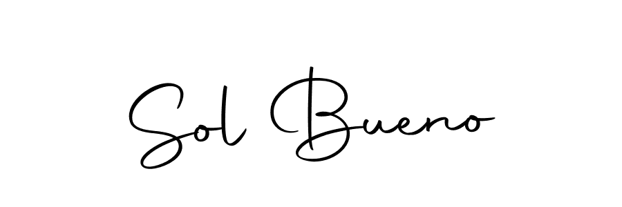 Sol Bueno stylish signature style. Best Handwritten Sign (Autography-DOLnW) for my name. Handwritten Signature Collection Ideas for my name Sol Bueno. Sol Bueno signature style 10 images and pictures png