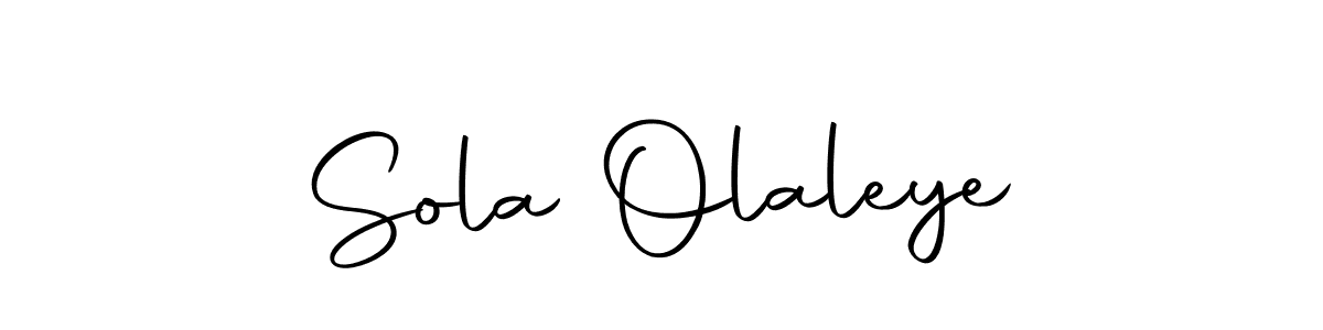 How to make Sola Olaleye name signature. Use Autography-DOLnW style for creating short signs online. This is the latest handwritten sign. Sola Olaleye signature style 10 images and pictures png