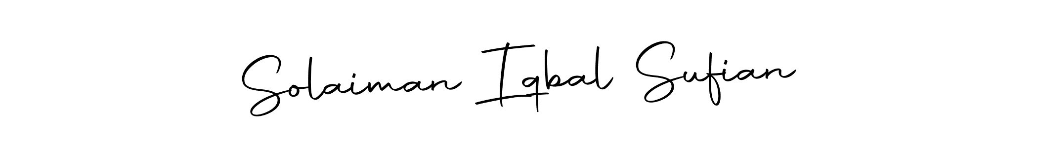 It looks lik you need a new signature style for name Solaiman Iqbal Sufian. Design unique handwritten (Autography-DOLnW) signature with our free signature maker in just a few clicks. Solaiman Iqbal Sufian signature style 10 images and pictures png