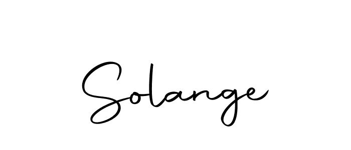 Create a beautiful signature design for name Solange. With this signature (Autography-DOLnW) fonts, you can make a handwritten signature for free. Solange signature style 10 images and pictures png