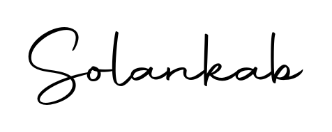 Practice writing Solankab with the flow of Autography-DOLnW lettering. A fantastic source of inspiration for developing your personal signature style. Solankab signature style 10 images and pictures png