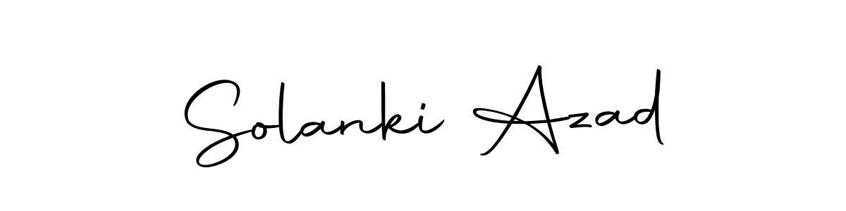 Make a beautiful signature design for name Solanki Azad. Use this online signature maker to create a handwritten signature for free. Solanki Azad signature style 10 images and pictures png