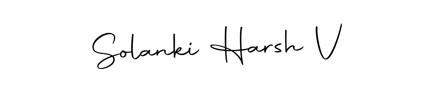 How to make Solanki Harsh V signature? Autography-DOLnW is a professional autograph style. Create handwritten signature for Solanki Harsh V name. Solanki Harsh V signature style 10 images and pictures png