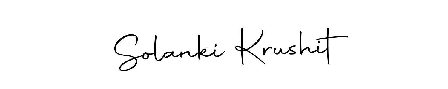 Similarly Autography-DOLnW is the best handwritten signature design. Signature creator online .You can use it as an online autograph creator for name Solanki Krushit. Solanki Krushit signature style 10 images and pictures png