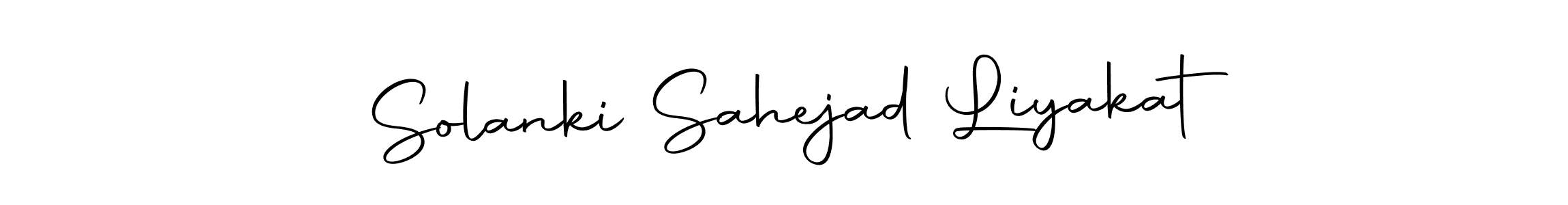 This is the best signature style for the Solanki Sahejad Liyakat name. Also you like these signature font (Autography-DOLnW). Mix name signature. Solanki Sahejad Liyakat signature style 10 images and pictures png