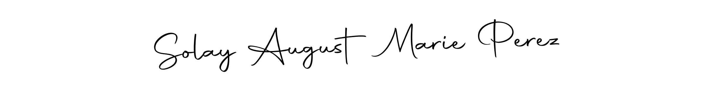 You should practise on your own different ways (Autography-DOLnW) to write your name (Solay August Marie Perez) in signature. don't let someone else do it for you. Solay August Marie Perez signature style 10 images and pictures png