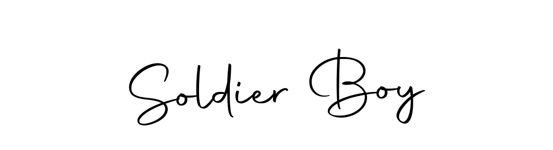 Create a beautiful signature design for name Soldier Boy. With this signature (Autography-DOLnW) fonts, you can make a handwritten signature for free. Soldier Boy signature style 10 images and pictures png