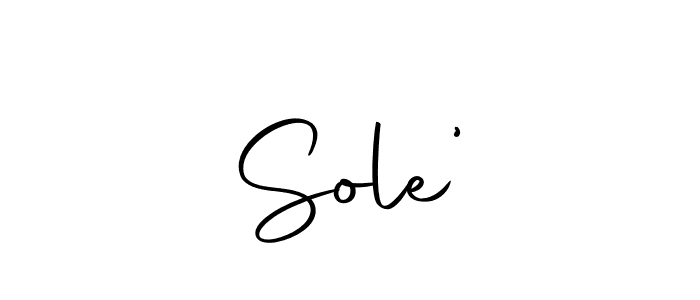 Also we have Sole’ name is the best signature style. Create professional handwritten signature collection using Autography-DOLnW autograph style. Sole’ signature style 10 images and pictures png