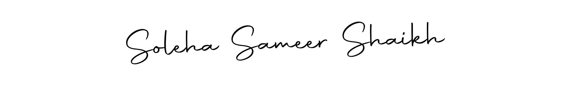 You should practise on your own different ways (Autography-DOLnW) to write your name (Soleha Sameer Shaikh) in signature. don't let someone else do it for you. Soleha Sameer Shaikh signature style 10 images and pictures png