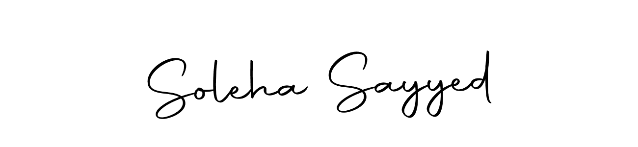 The best way (Autography-DOLnW) to make a short signature is to pick only two or three words in your name. The name Soleha Sayyed include a total of six letters. For converting this name. Soleha Sayyed signature style 10 images and pictures png