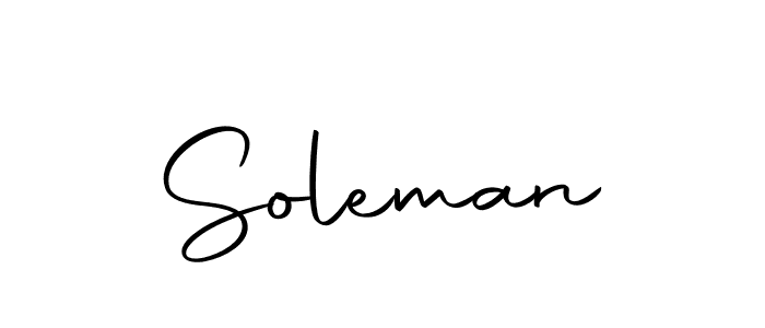 How to make Soleman name signature. Use Autography-DOLnW style for creating short signs online. This is the latest handwritten sign. Soleman signature style 10 images and pictures png